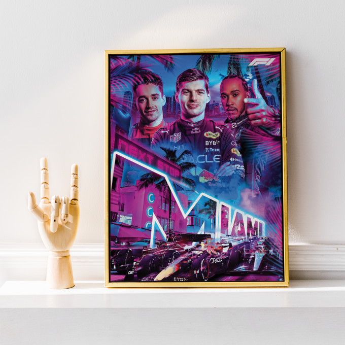 Miami Grand Prix F1 Poster