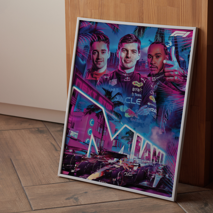 Miami Grand Prix F1 Poster