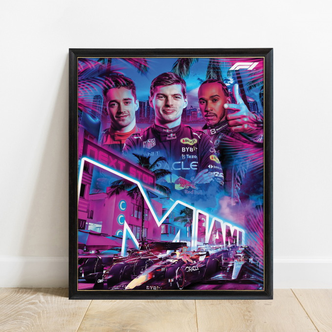 Miami Grand Prix F1 Poster