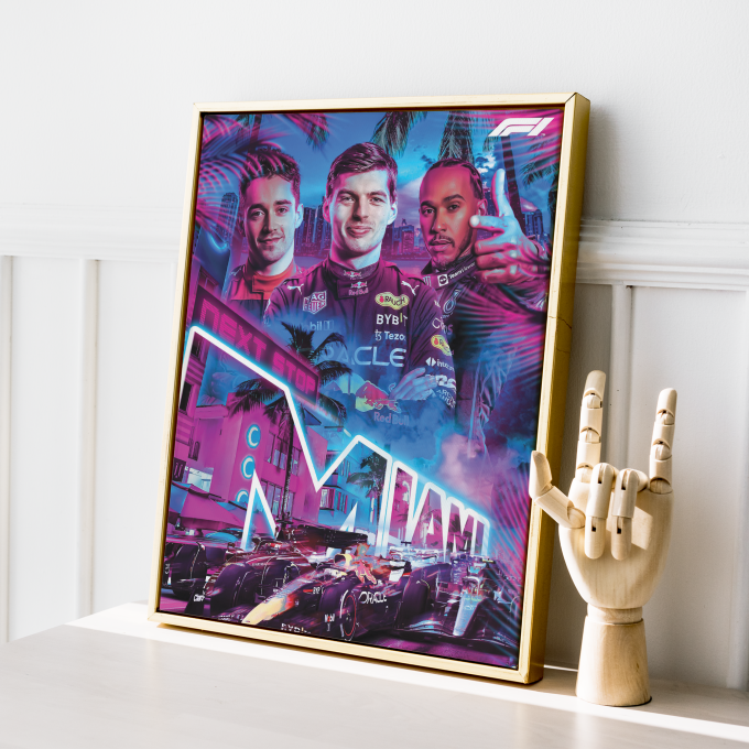 Miami Grand Prix F1 Poster