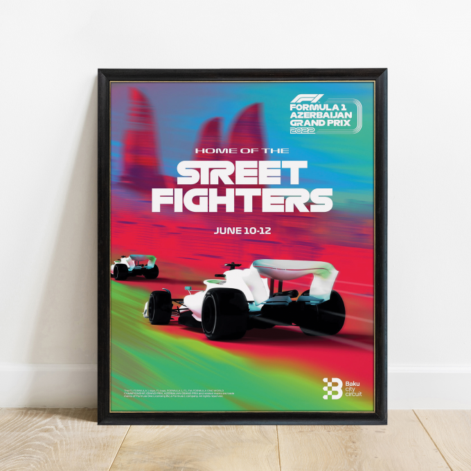 Azerbaijan GP Official 2022 F1 Poster