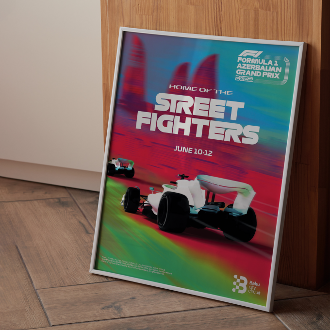 Azerbaijan GP Official 2022 F1 Poster