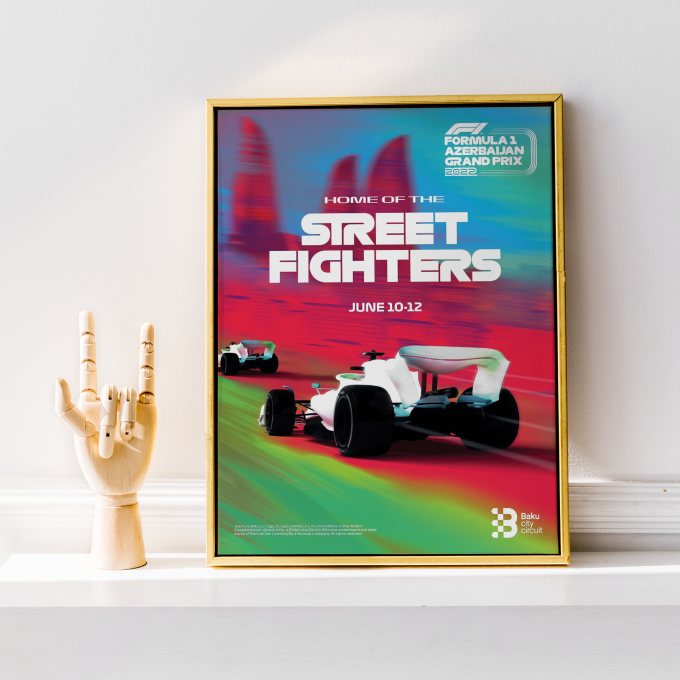 Azerbaijan GP Official 2022 F1 Poster