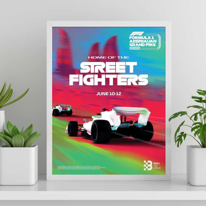 Azerbaijan GP Official 2022 F1 Poster