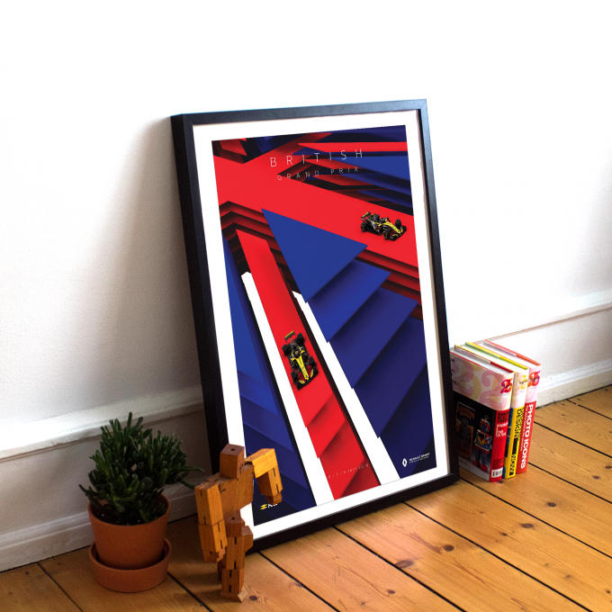 Great Britain 2018 Renault F1 Poster