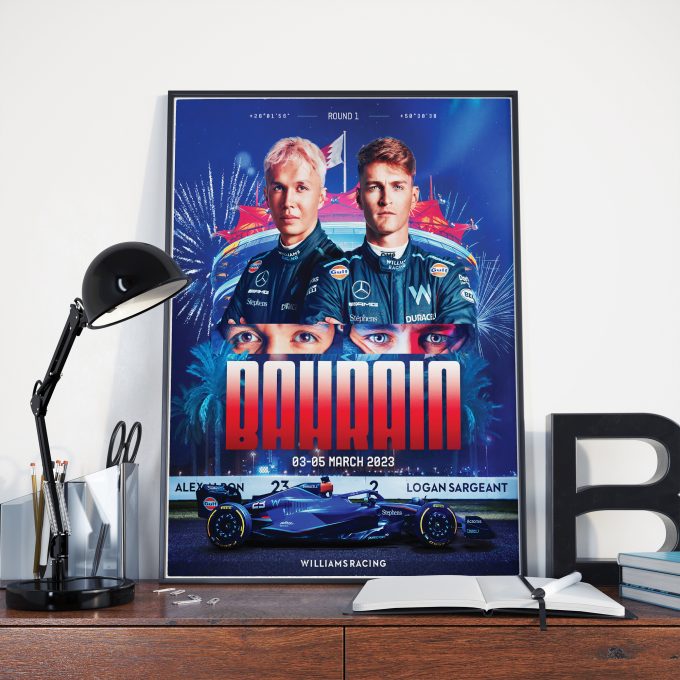 Australia 2023 Williams F1 Poster