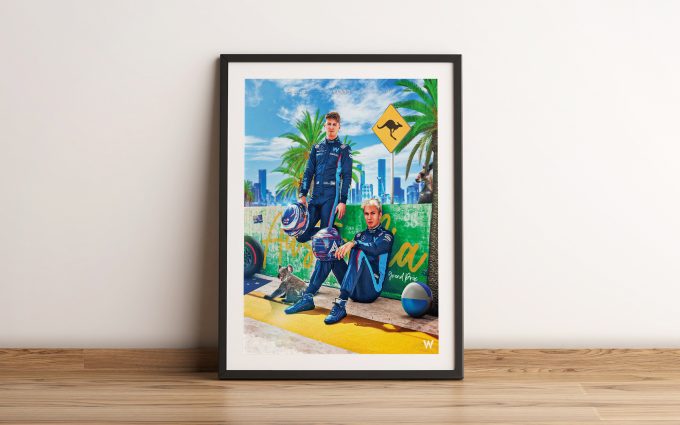 Australia 2023 Williams F1 Poster