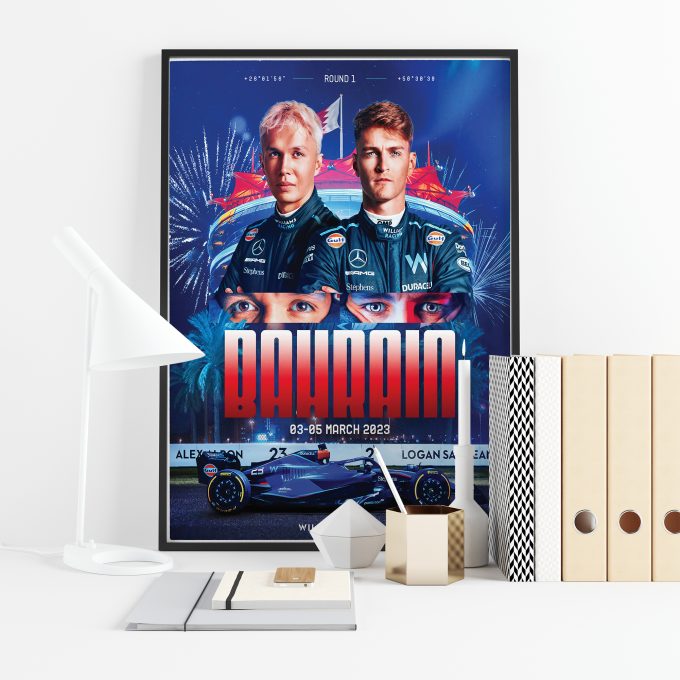 Australia 2023 Williams F1 Poster