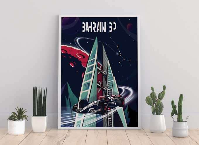 Bahrain 2023 Alpha Tauri F1 Poster