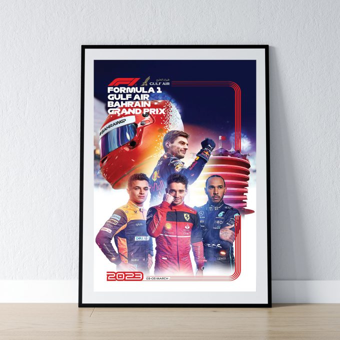 Bahrain GP Official 2023 F1 Poster