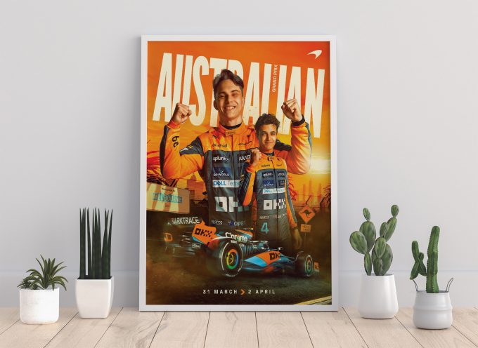 Saudi Arabia 2023 McLaren F1 Poster