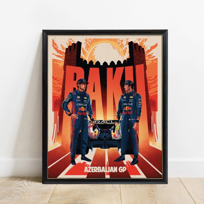 Azerbaijan 2023 Red Bull F1 Poster