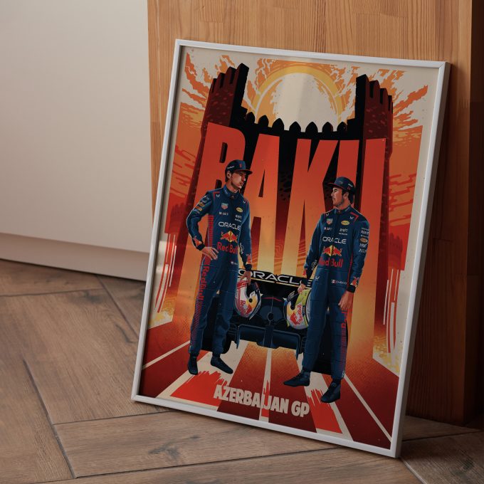 Azerbaijan 2023 Red Bull F1 Poster