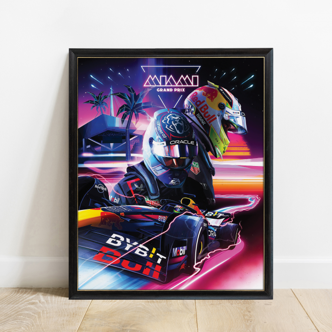 Miami 2023 Red Bull F1 Poster