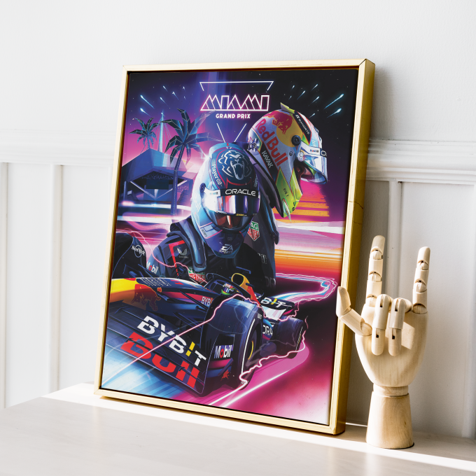 Miami 2023 Red Bull F1 Poster