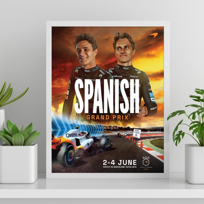 Spain 2023 McLaren Poster