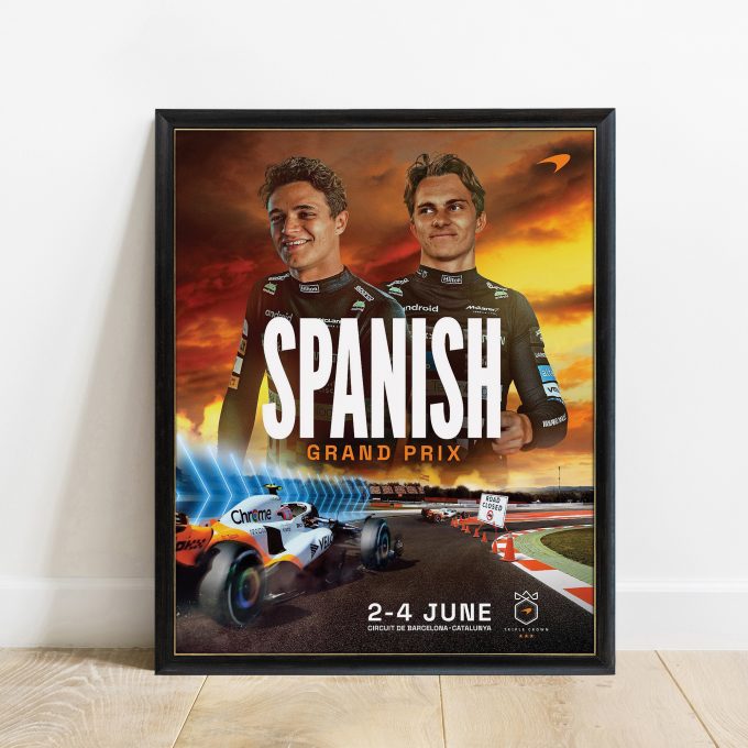 Spain 2023 McLaren Poster