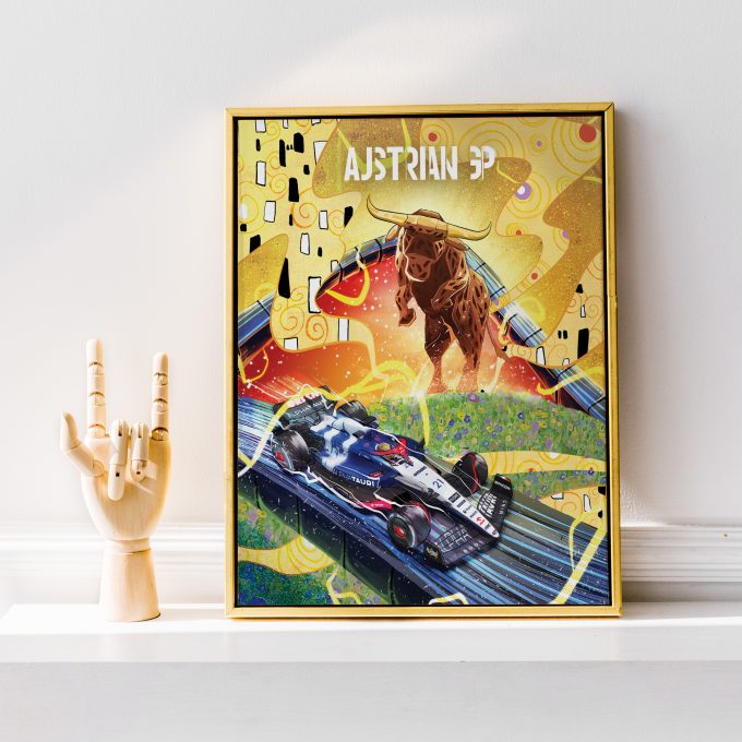 Alpha Tauri F1 Austria 2023 Poster