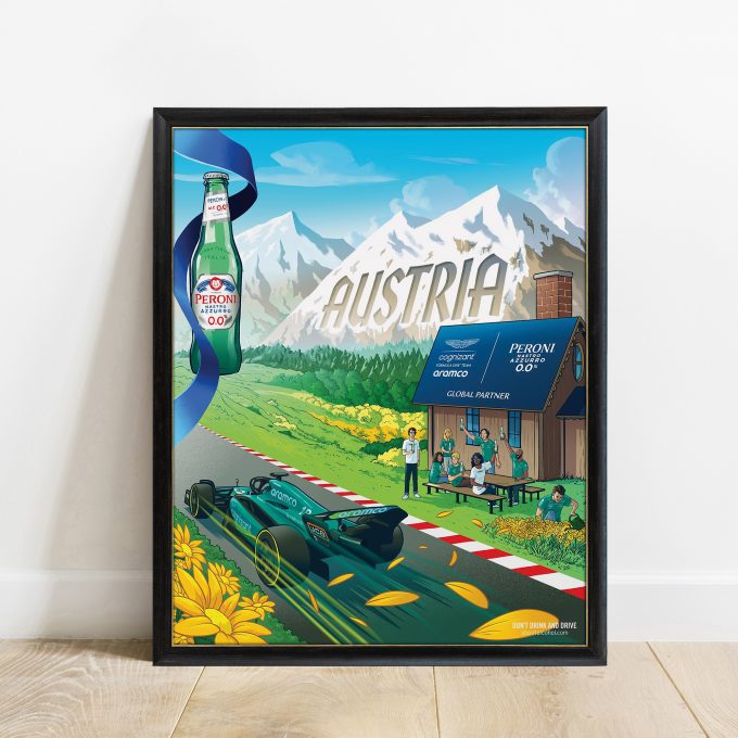 Aston Martin F1 Austria 2023 Poster