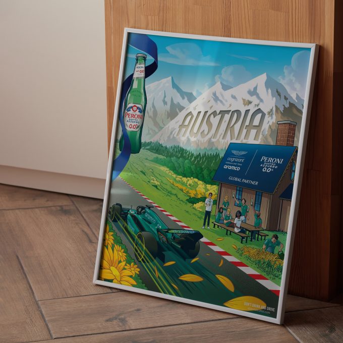 Aston Martin F1 Austria 2023 Poster