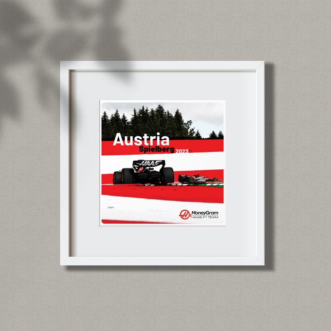 Austria 2023 Haas F1 Poster