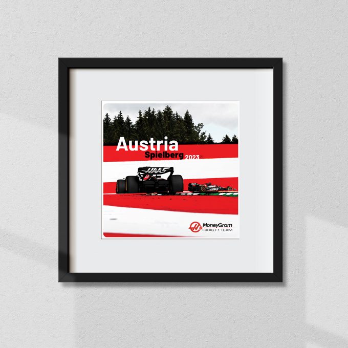 Austria 2023 Haas F1 Poster