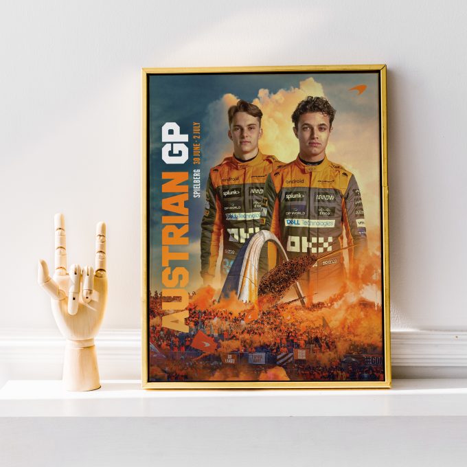 McLaren F1 Austria 2023 Poster