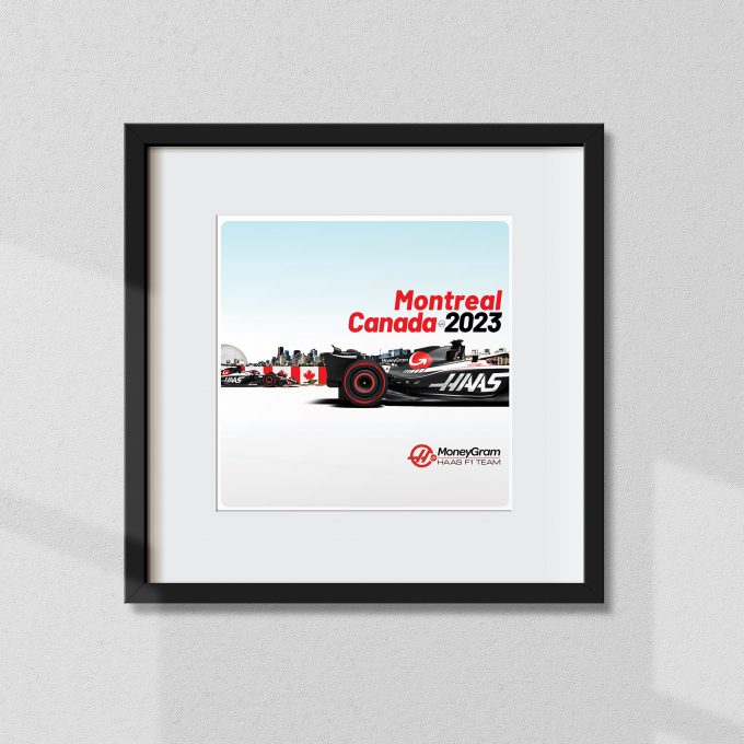 Canada 2023 Haas F1 Poster