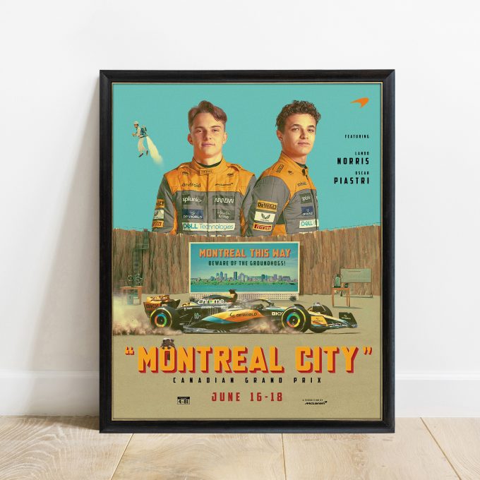 McLaren F1 Canada 2023 Poster