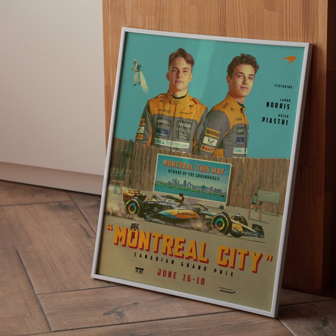 McLaren F1 Canada 2023 Poster