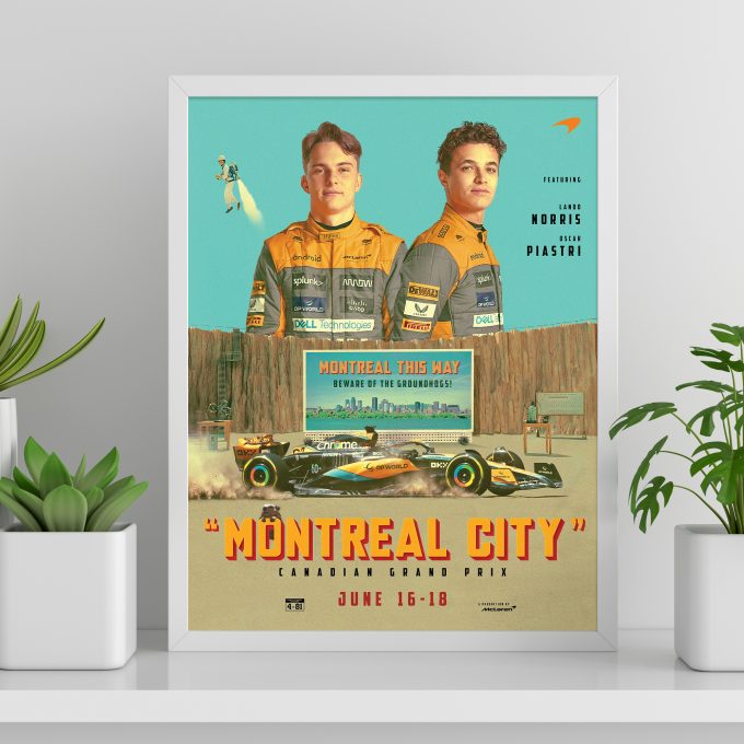 McLaren F1 Canada 2023 Poster