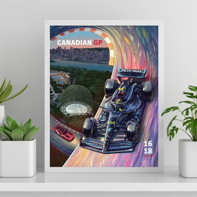 Canada 2023 Mercedes F1 Poster