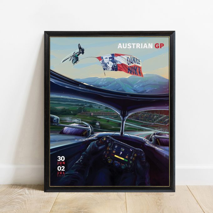 Mercedes F1 Austria 2023 Poster