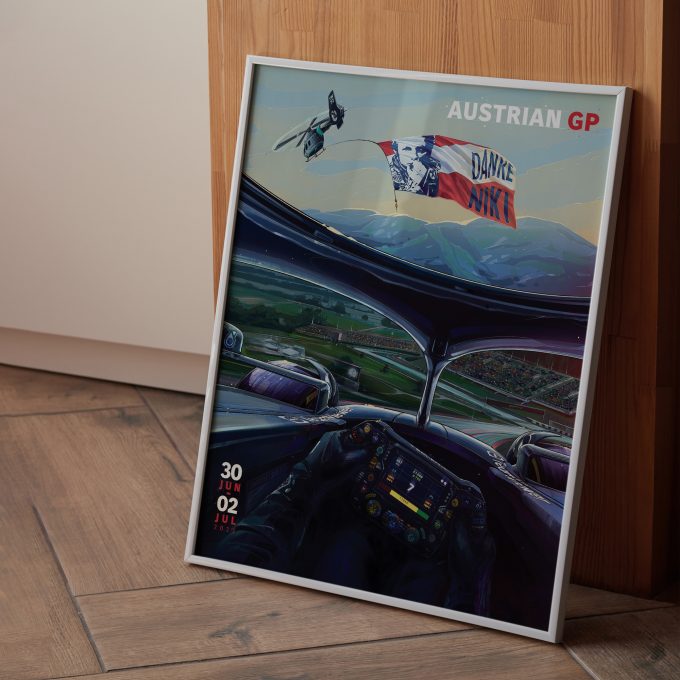 Mercedes F1 Austria 2023 Poster