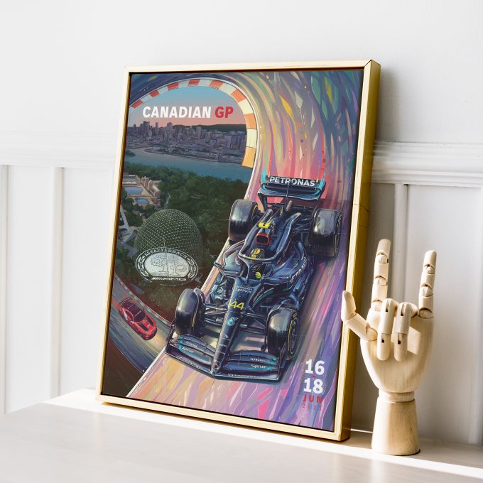 Canada 2023 Mercedes F1 Poster