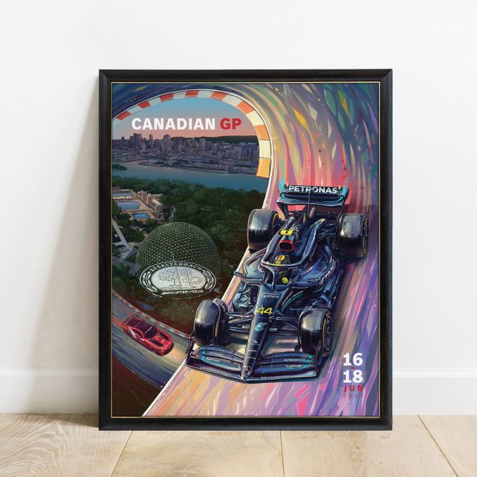 Canada 2023 Mercedes F1 Poster