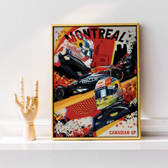 Canada 2023 Red Bull F1 Poster