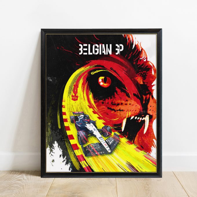 Alpha Tauri 2023 Belgium Spa F1 Poster