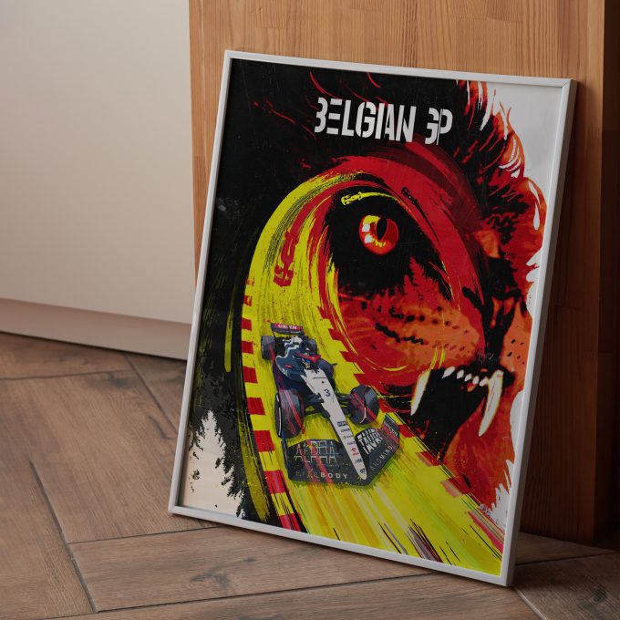 Alpha Tauri 2023 Belgium Spa F1 Poster