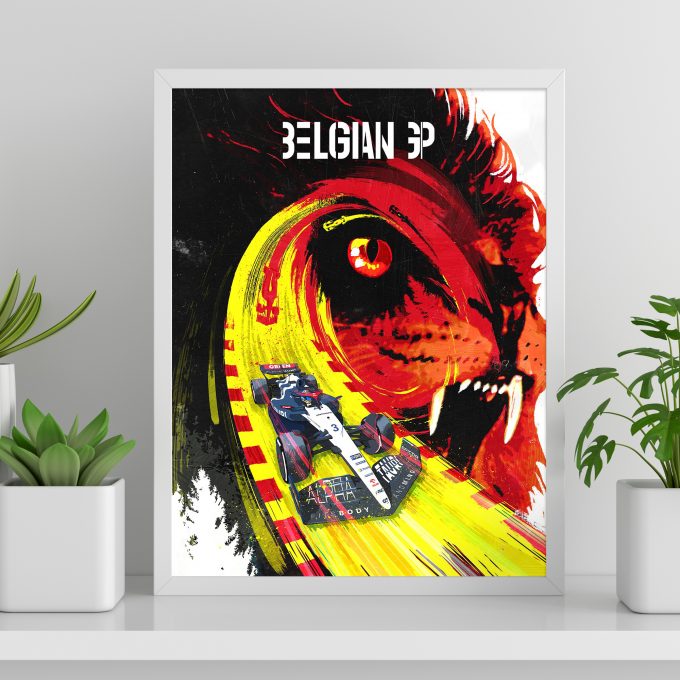 Alpha Tauri 2023 Belgium Spa F1 Poster