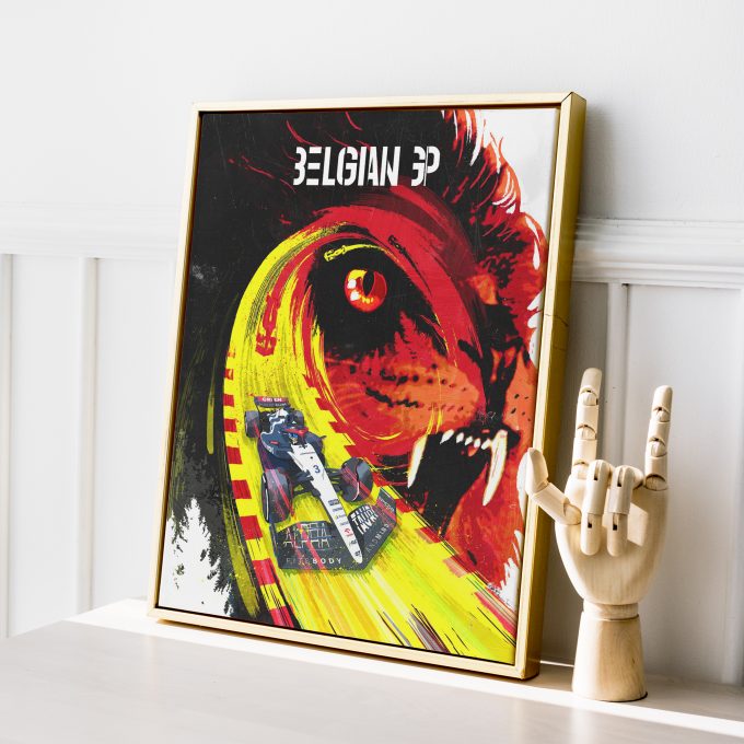 Alpha Tauri 2023 Belgium Spa F1 Poster