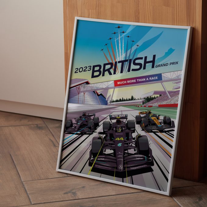 Silverstone Official 2023 F1 Poster