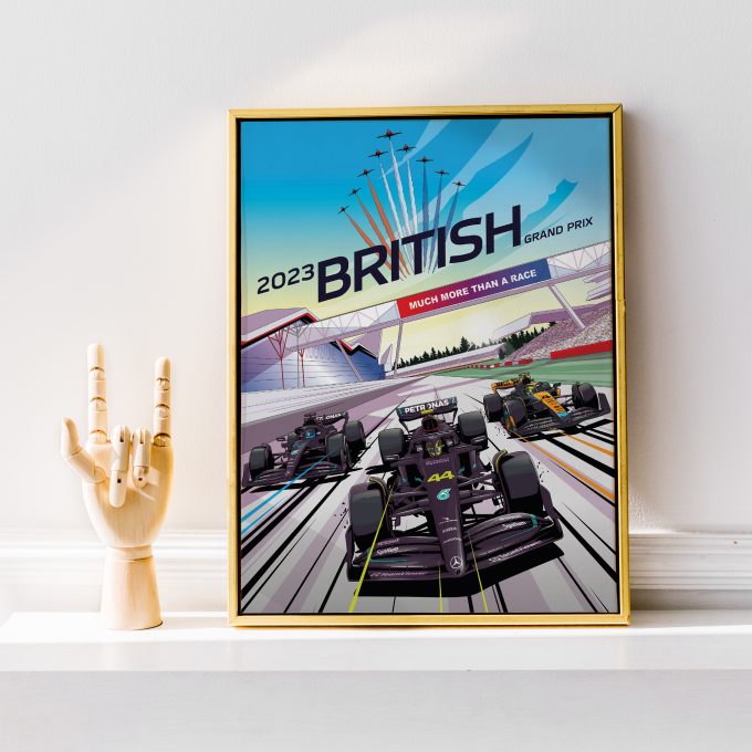 Silverstone Official 2023 F1 Poster