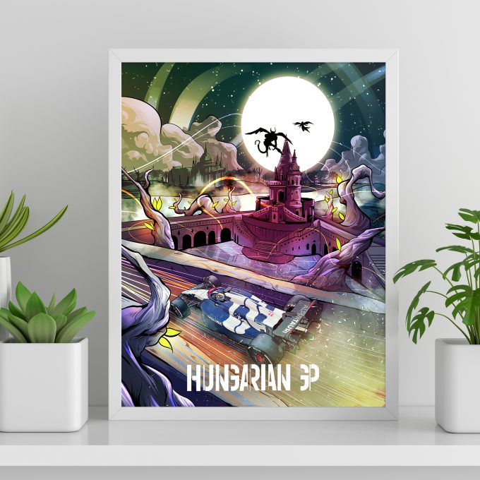 Alpha Tauri F1 Poster Hungary 2023