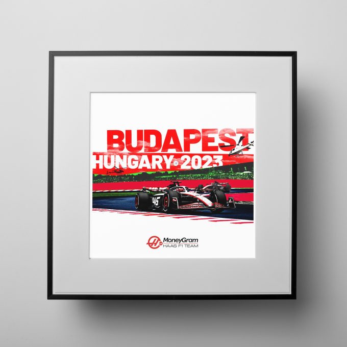 Haas F1 Poster Hungary 2023