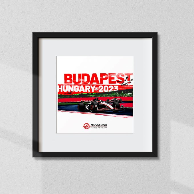 Haas F1 Poster Hungary 2023