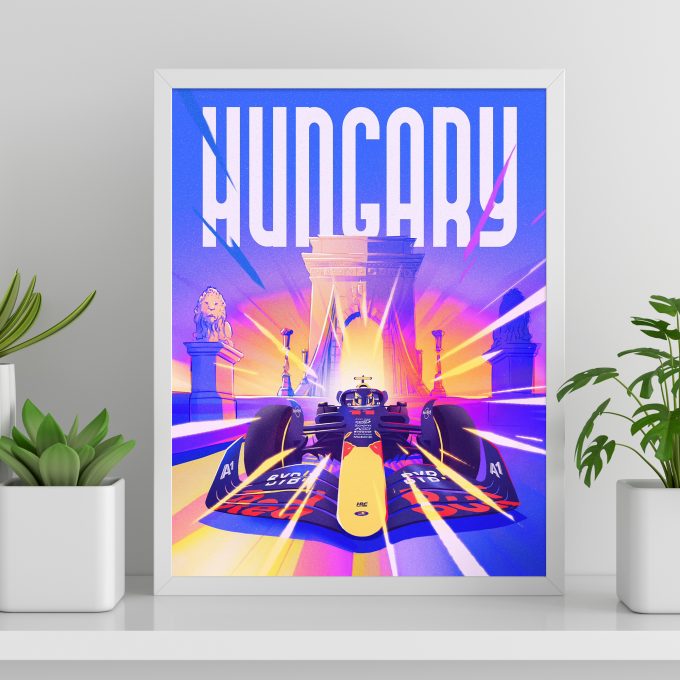 Red Bull F1 Poster Hungary 2023