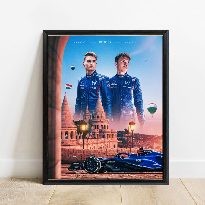 Williams F1 Poster Hungary 2023