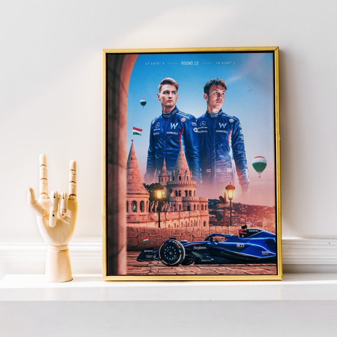 Williams F1 Poster Hungary 2023