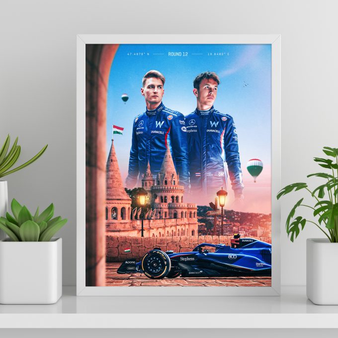 Williams F1 Poster Hungary 2023